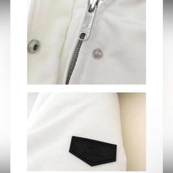 Sam Edelman White Fur-Trimmed Parka - Picture 3 of 5